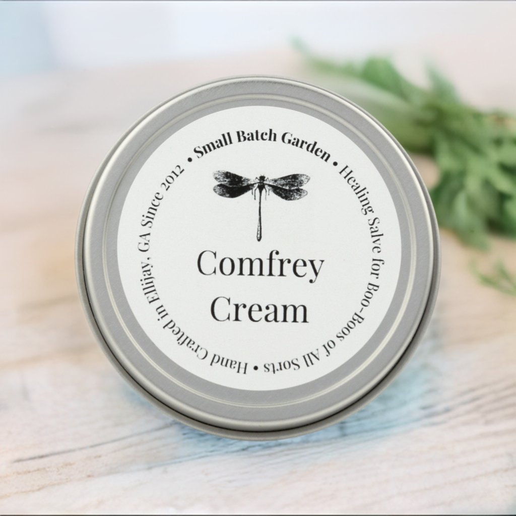 Comfrey Cream ~ Soothing & Organic Herbal Salve - Small Batch Garden