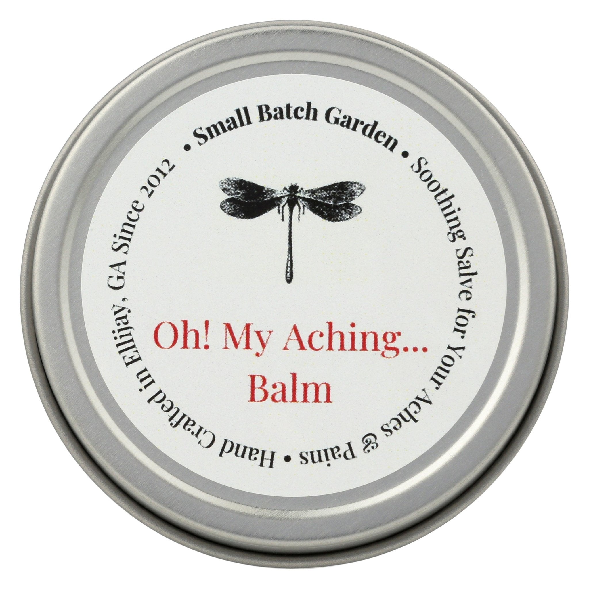 Oh! My Aching...Balm ~ Natural Herbal Chest and Muscle Rub ~ Relief from Sinus Congestion, Aches & Pains - Small Batch Garden